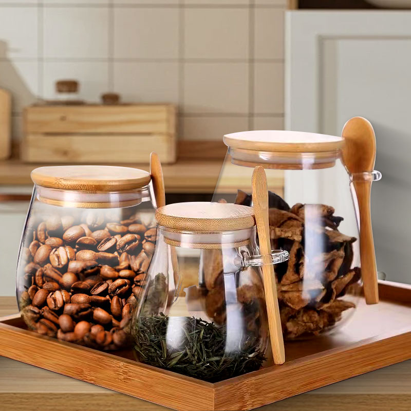 Coffee Tea Game - 34Oz Verzegelde Glazen Pot Met Lepel