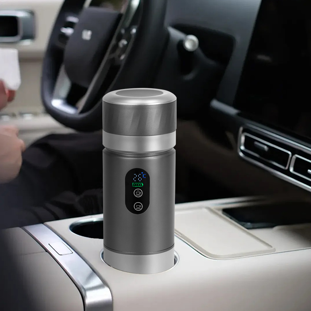 Coffee & Tea - Pastry Góc Xanh - Draagbare zelfverwarmende espresso koffiemachine met LED-scherm,