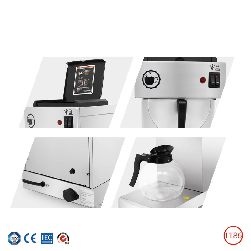 Coffee Tea Hong Kong - Volautomatische Amerikaanse koffiemachine, druppeltheemaker, commerciële Hong