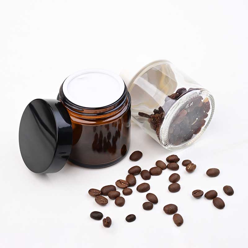 Coffee Tea Bean Leaf - Draagbare glazen koffieboonopslagpot 130 ml stofdicht