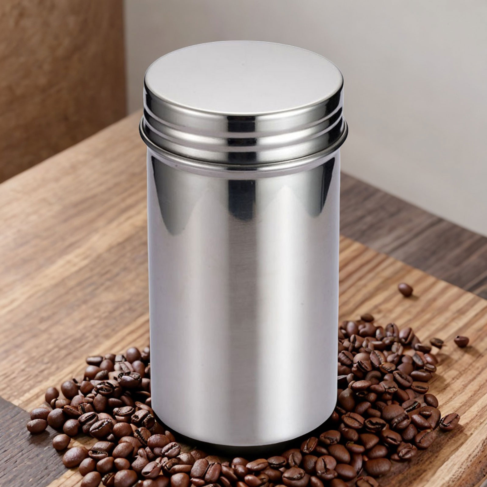 Coffee Tea Bean Leaf - 304 Roestvrijstalen Verzegelde Opslagpot Thee Koffiebonen