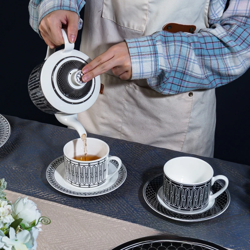 Coffee Tea Game - Eenvoudig theeservies in Europese stijl, keramische