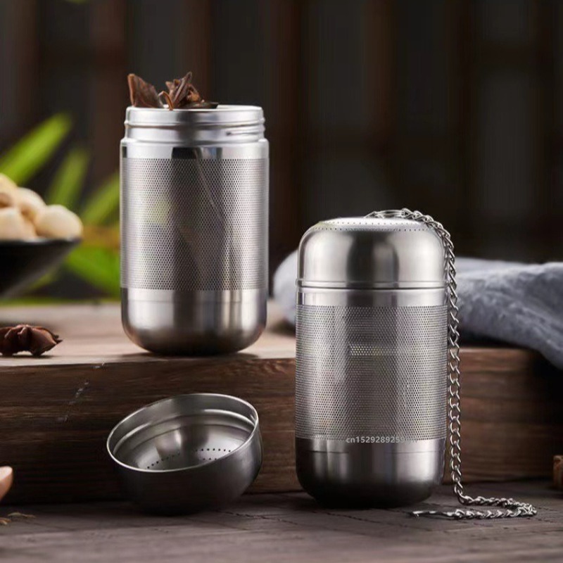 Tea Strainer Mesh - 1pc Thee-ei, 304 roestvrijstalen theezeef, herbruikbare