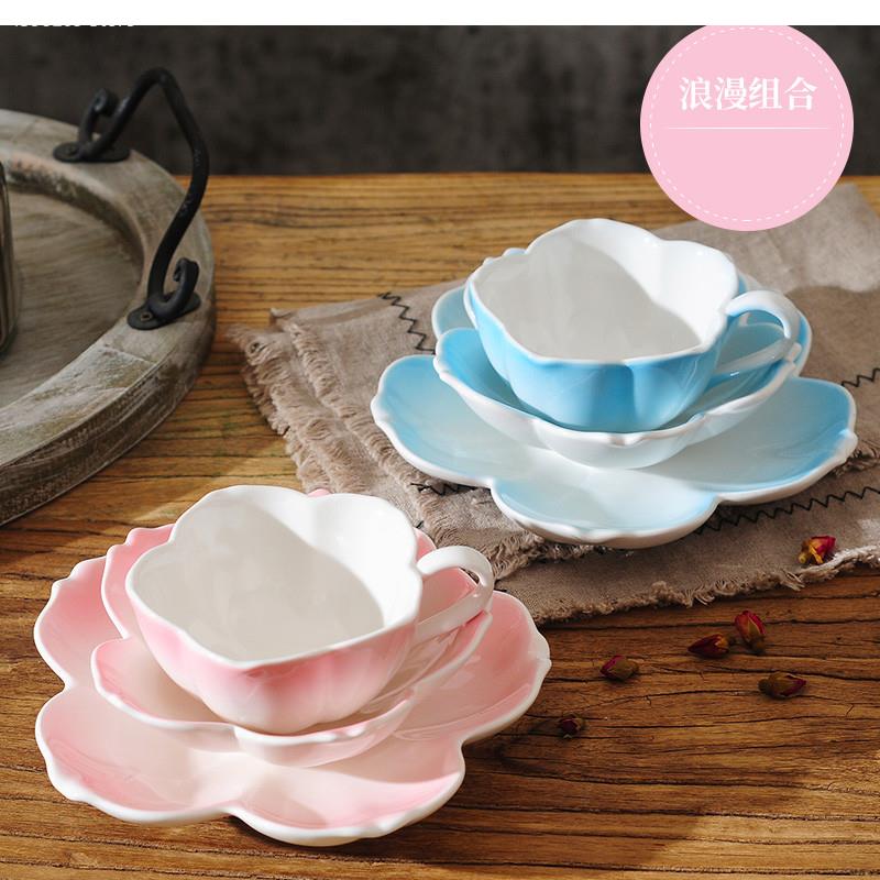 Coffee Tea English - Europese luxe keramische koffiekop schotelset familie