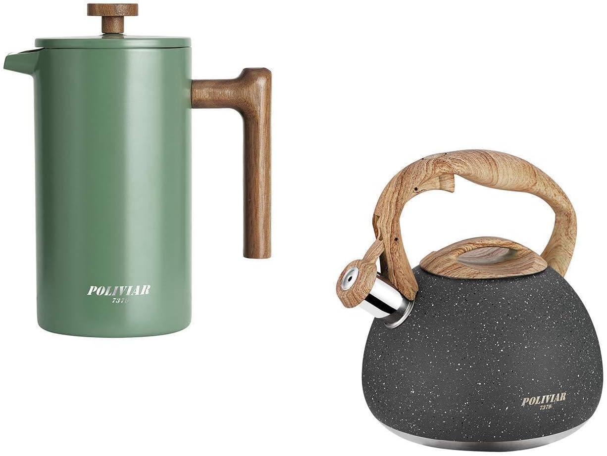 Coffee Tea Press - POLIVIAR 34 oz French Press Koffiezetapparaat