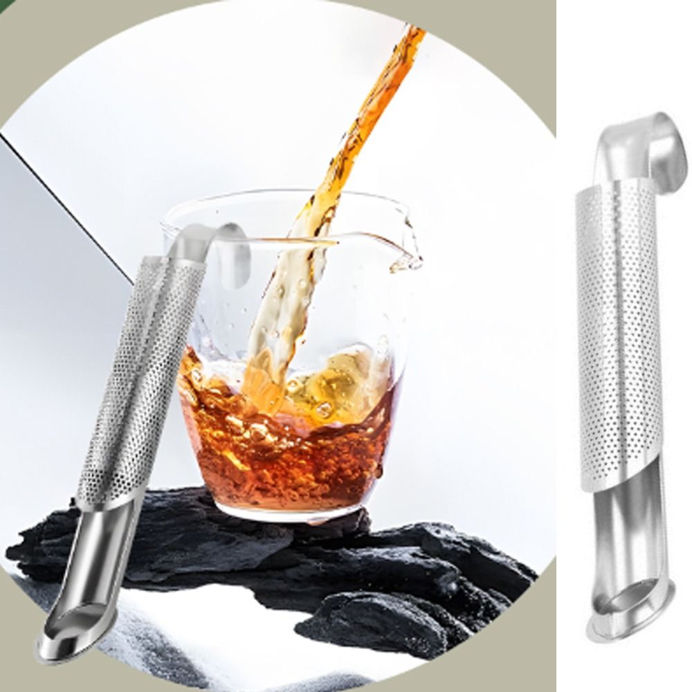 Tea Strainer Mesh - Roestvrijstalen theeverspreider Duurzame thee-ei Draagbare zeef