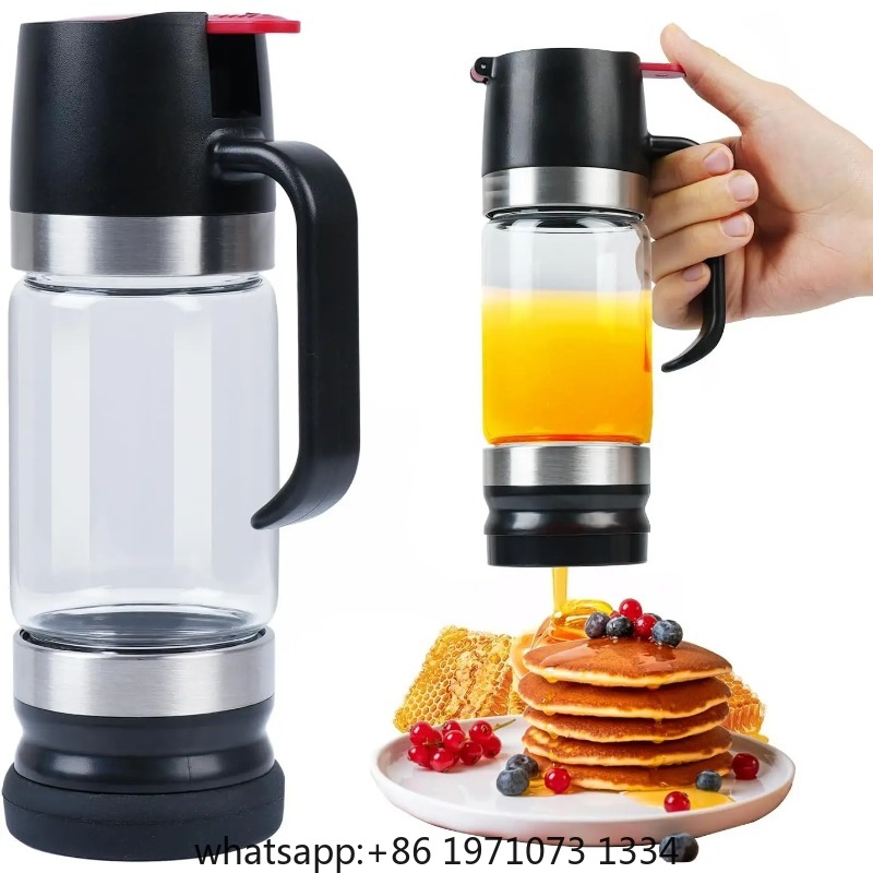 Coffee Or Tea Please - Honingdispenser zonder druppels met voet, glazen
