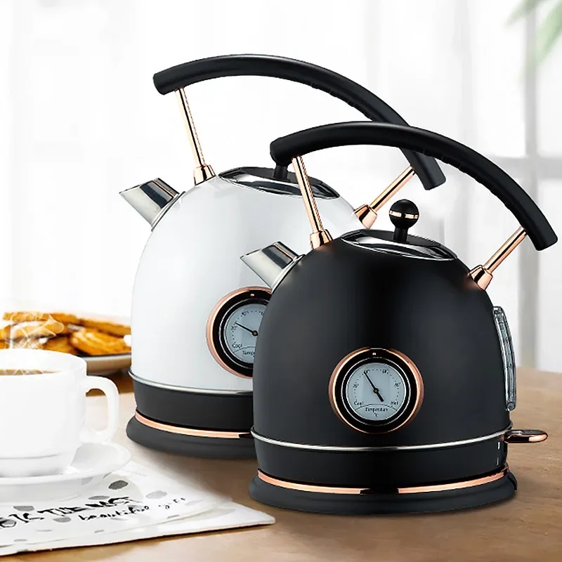 Coffee Tea Me - Huishoudelijke 220v 1.8 Liter Waterkoker Roestvrij