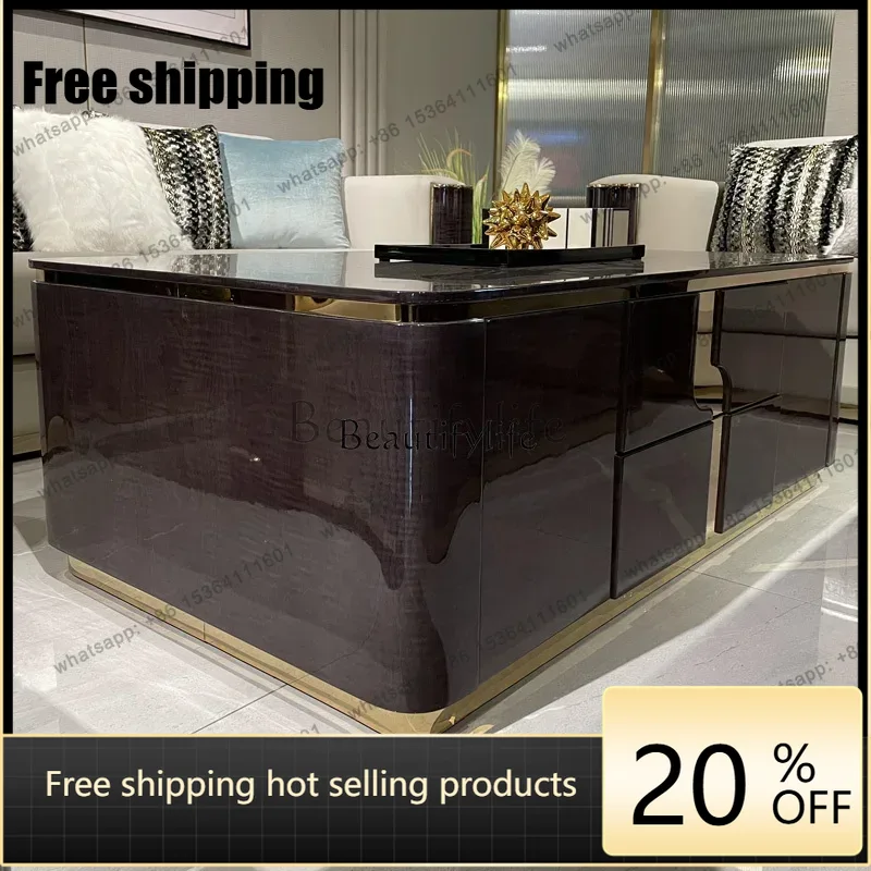 Coffee Tea Hong Kong - Factory Direct Italiaanse lichte luxe salontafel,