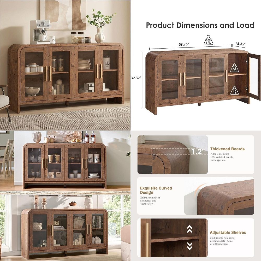 Coffee & Tea - Pastry Góc Xanh - Dressoir buffetkast met opbergruimte, dressoirkast met
