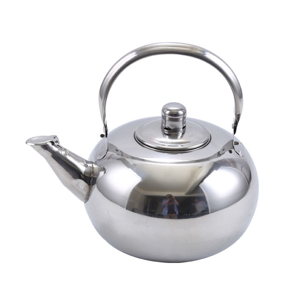 Coffee Tea Water Heater - Draagbare roestvrijstalen waterkokers Theepot met zetgroep