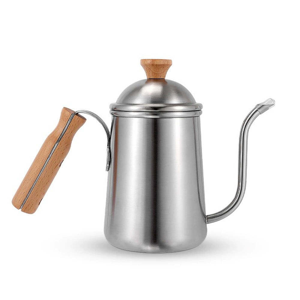 Coffee Tea Bean - Giet over koffieketel Zwanenhals roestvrijstalen theeketel,
