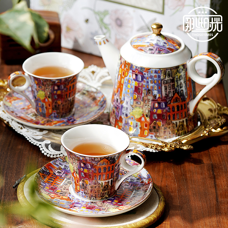 Coffee Tea English - Prachtige high-end Engelse afternoon tea cup