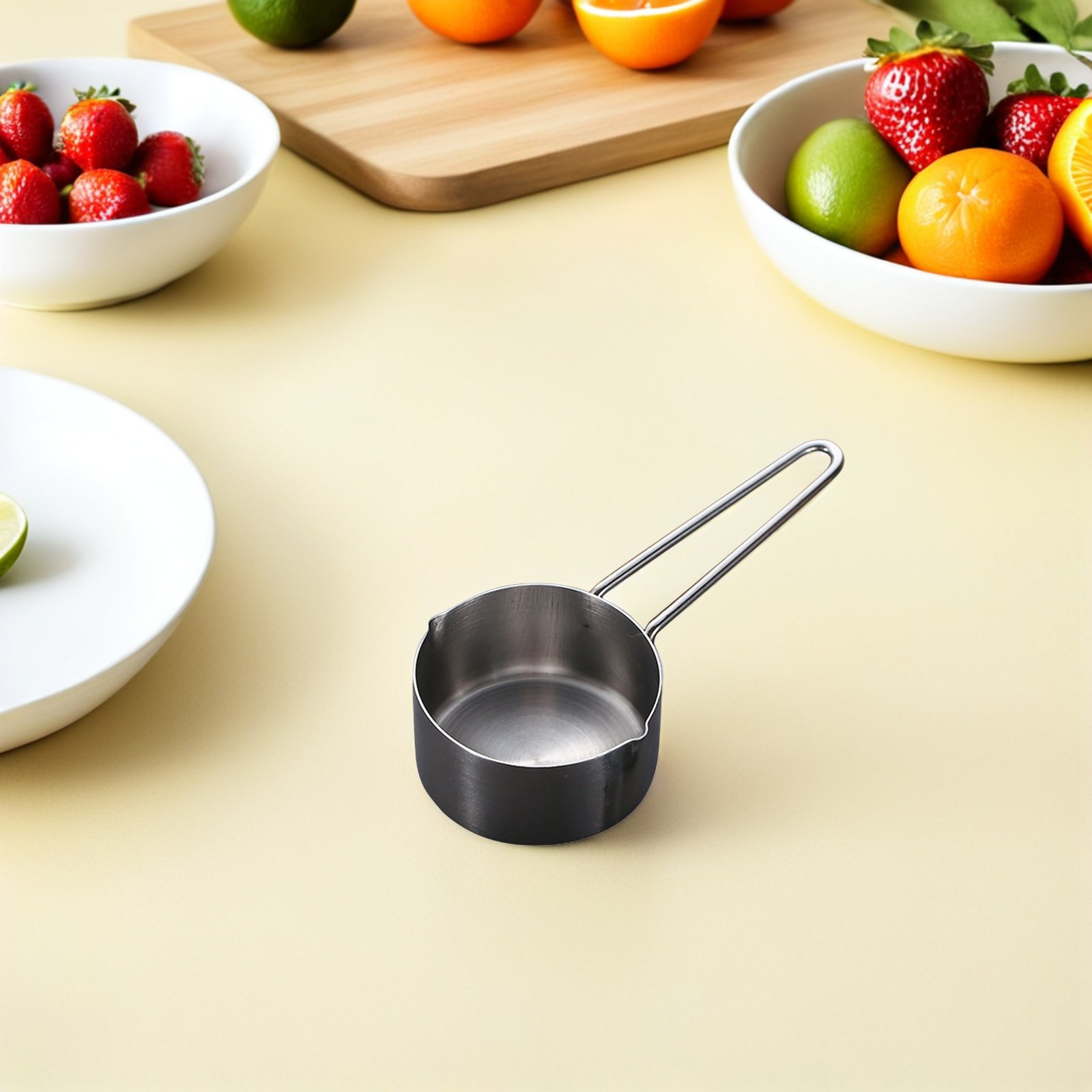 Coffee Tea Bean Leaf - Roestvrijstalen maatlepel, klein formaat, ergonomische handgreep,