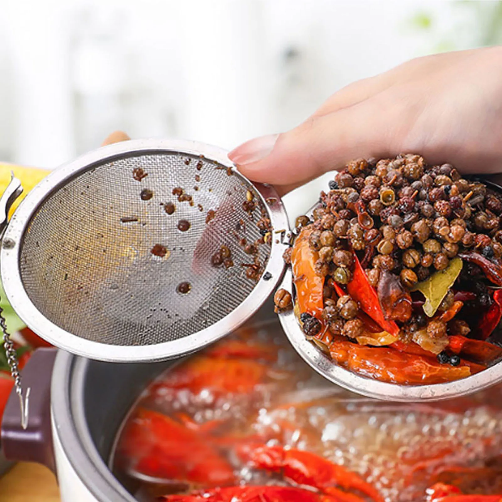 2-10 Stuks Roestvrijstalen Bal - Tea Strainer Mesh recensie en prijs