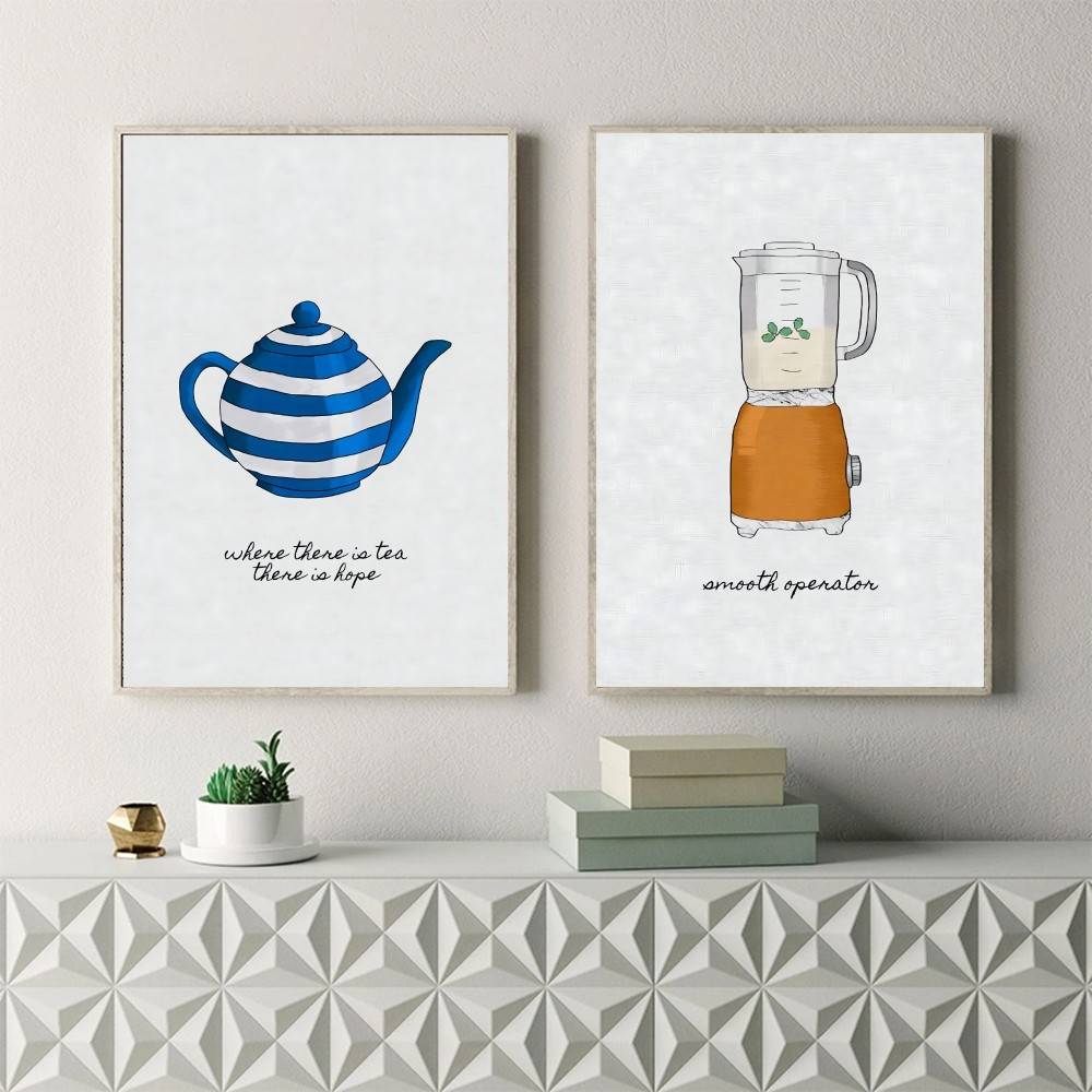 Koffie Thee Keukengerei Poster - Wallpaper Coffee And Tea recensie en prijs