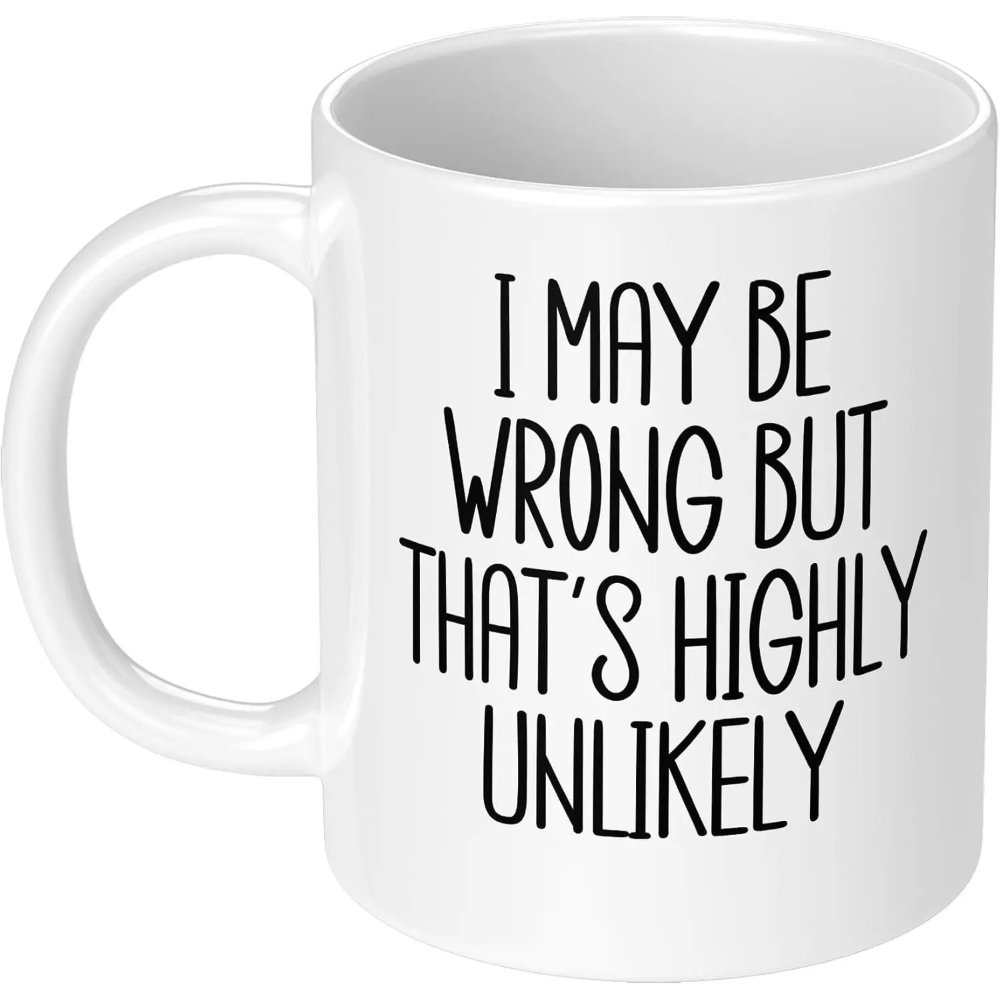 Grappige mok 'Ik kan me vergel - Coffee Tea Wrong recensie en prijs