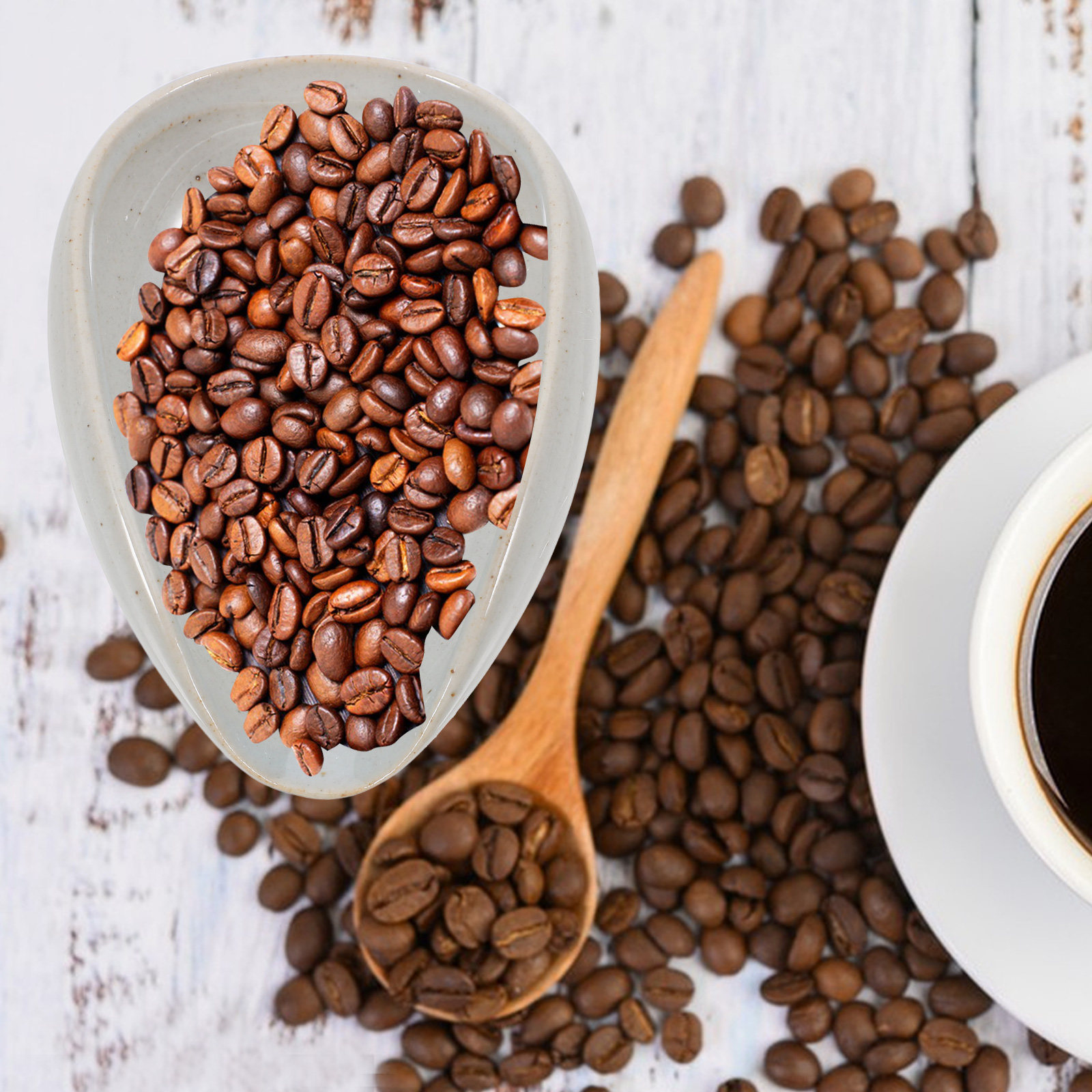 Keramische koffiebonen-doseerb - Coffee Tea Bean Leaf recensie en prijs