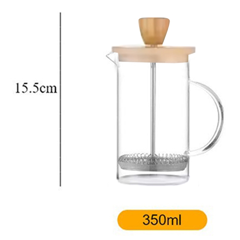 Koffie French Press Pot met fi - Coffee Tea Press recensie en prijs