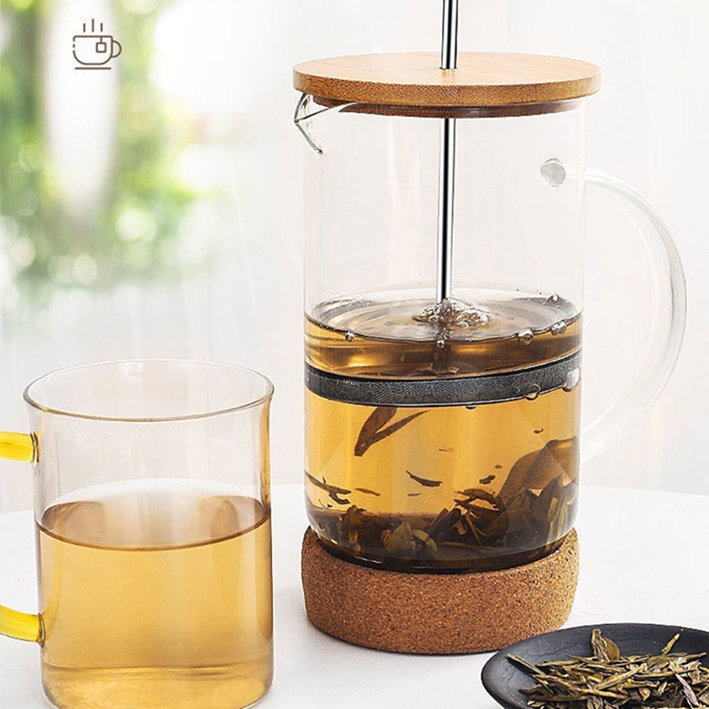 Koffie French Press Pot met fi - Coffee Tea Press recensie en prijs