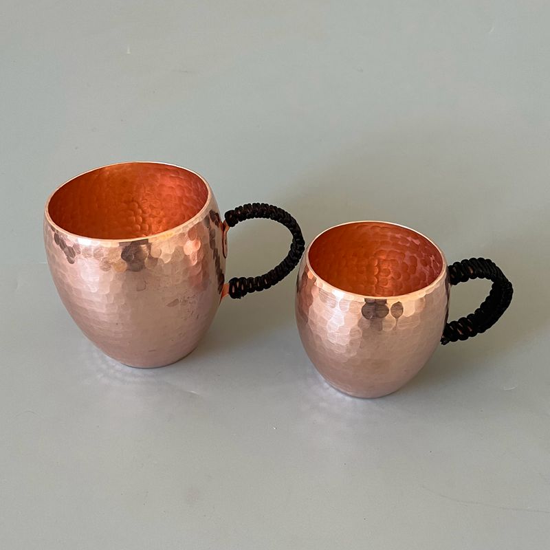 Zuiver koper aangepaste beker  - Coffee Tea Containers recensie en prijs