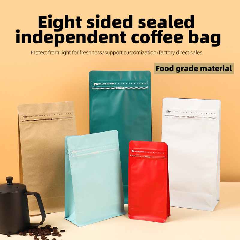 Aluminiumfolie staande zakjes  - Coffee Tea Bean recensie en prijs