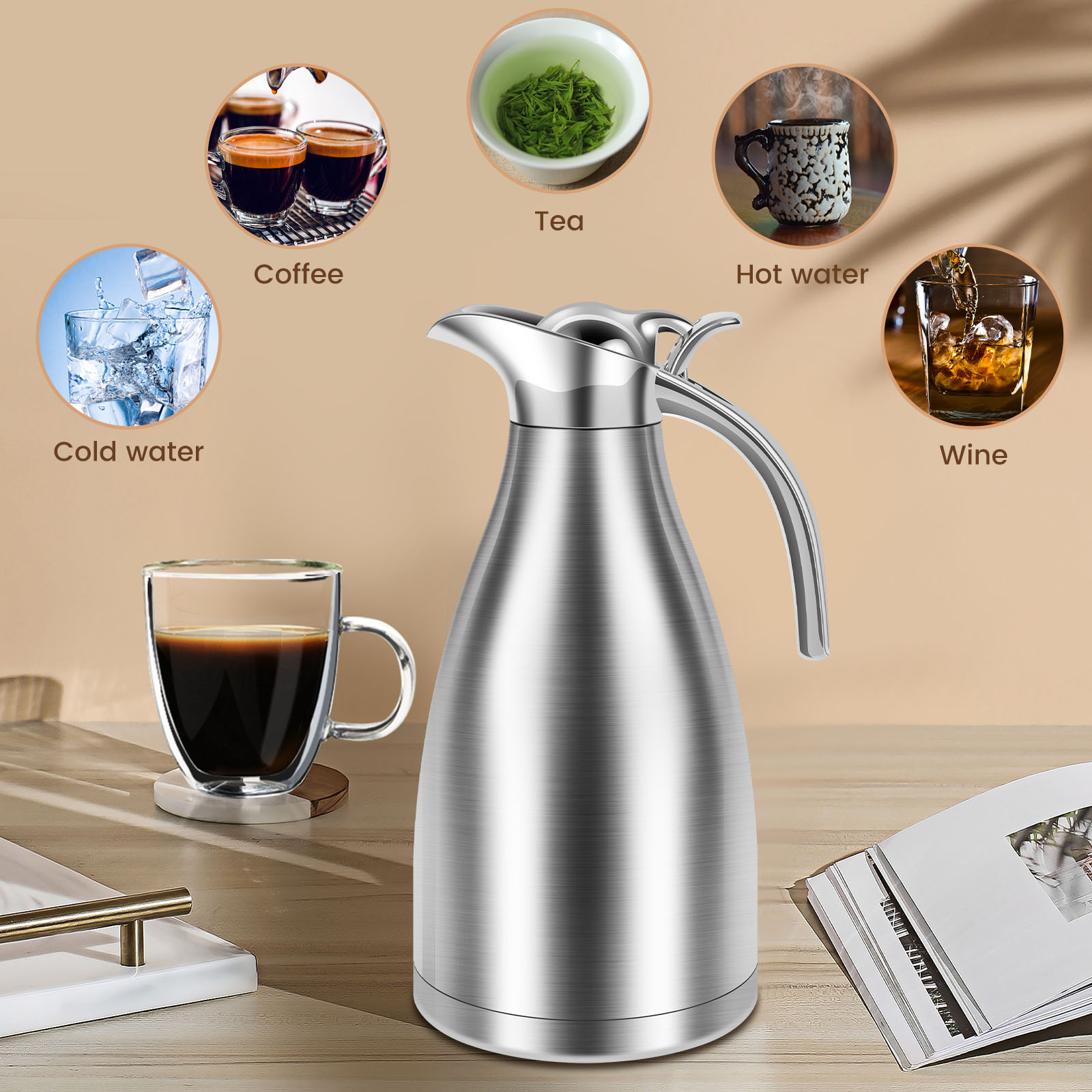 Keuken Thermische Ketel 2000 m - Coffee Tea Water Heater recensie en prijs