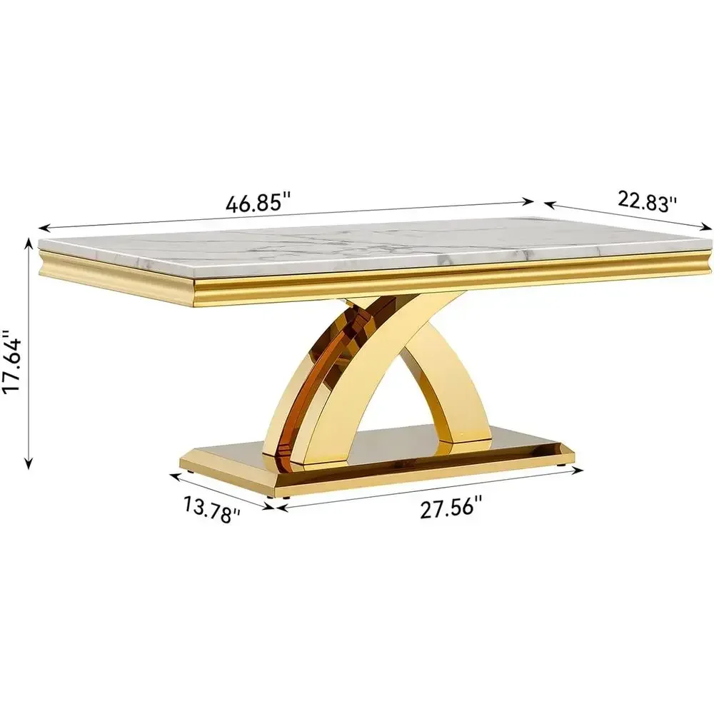 Luxe witte marmeren salontafel - Coffee Or Tea Please recensie en prijs