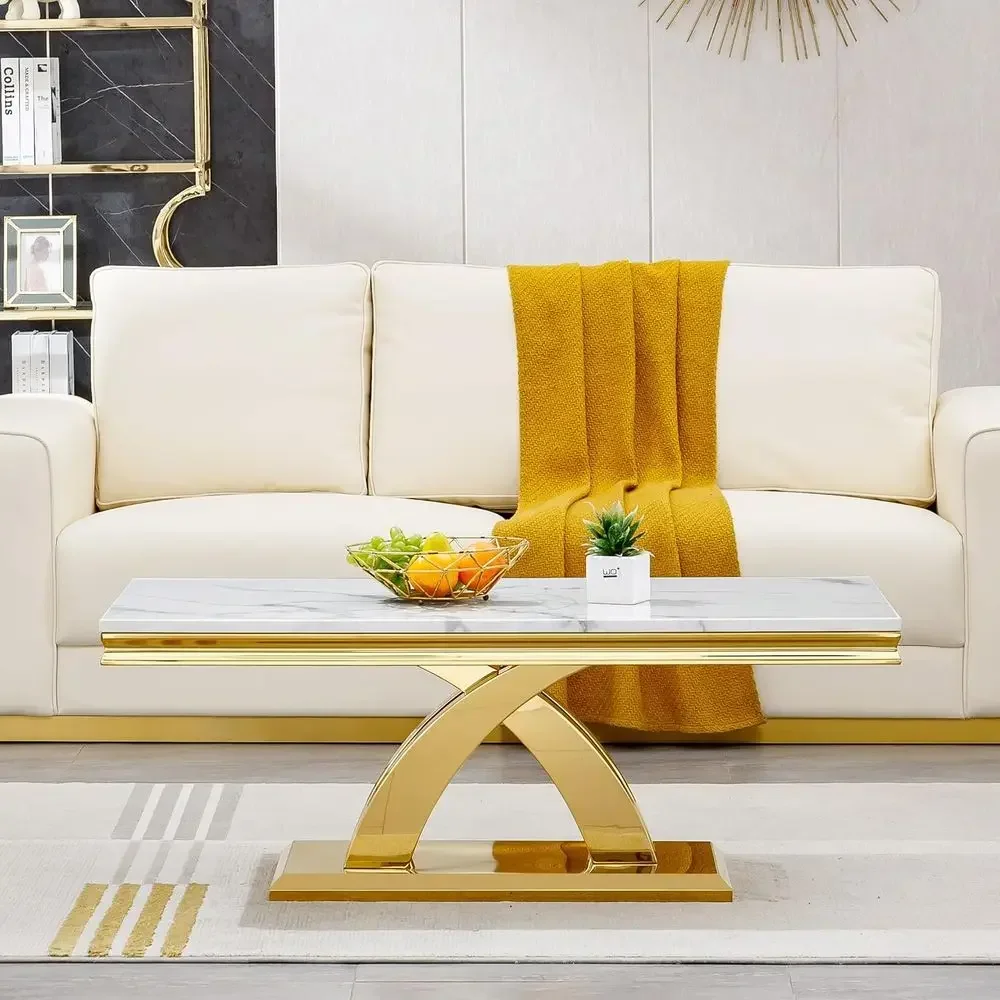 Luxe witte marmeren salontafel - Coffee Or Tea Please recensie en prijs