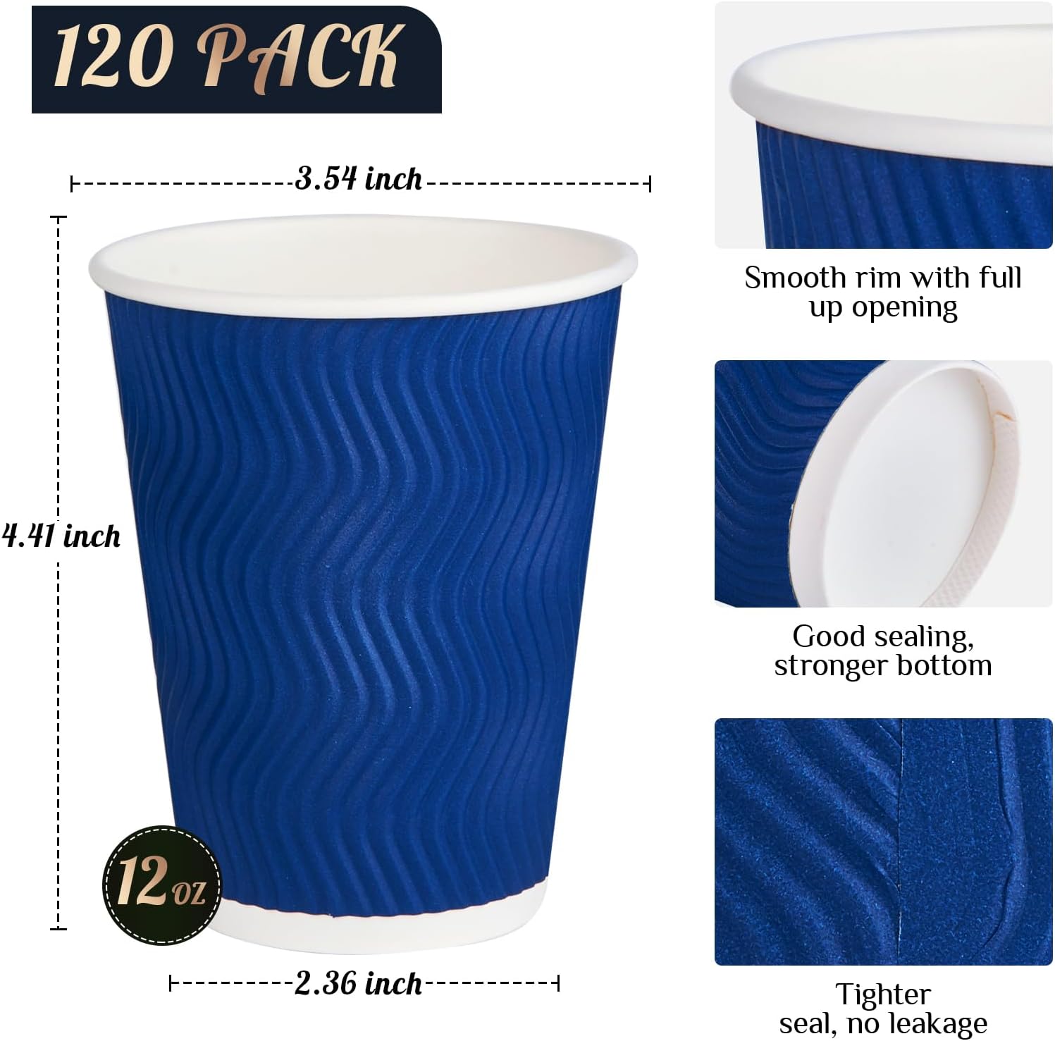 12OZ Koffiebekers Wegwerp Papi - Wallpaper Coffee And Tea recensie en prijs