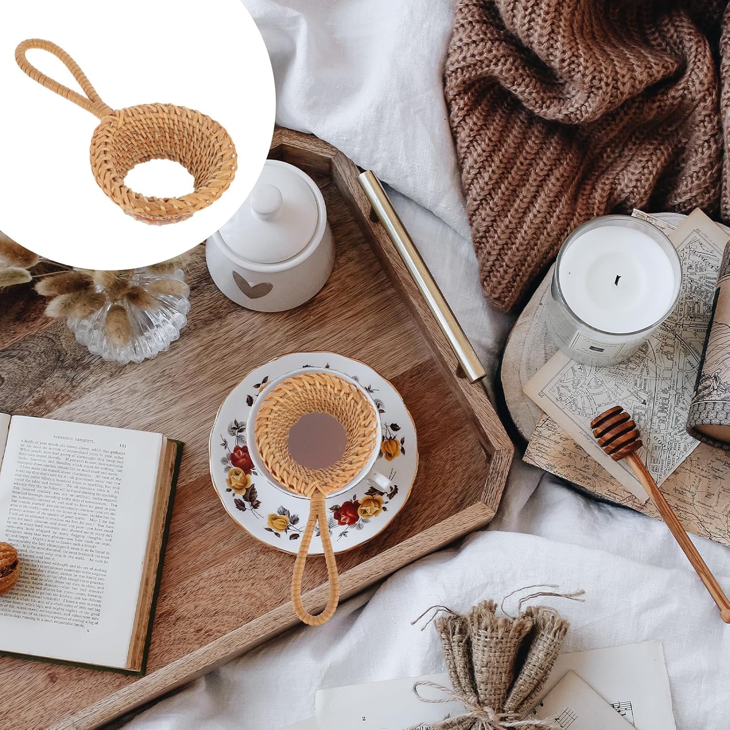 Handgemaakte thee-ei van rotan - Tea Strainer Mesh recensie en prijs