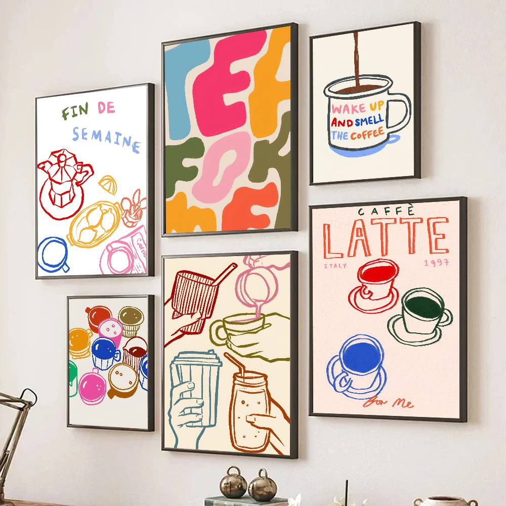 Kleur Esthetiek Retro Keuken K - Wallpaper Coffee And Tea recensie en prijs