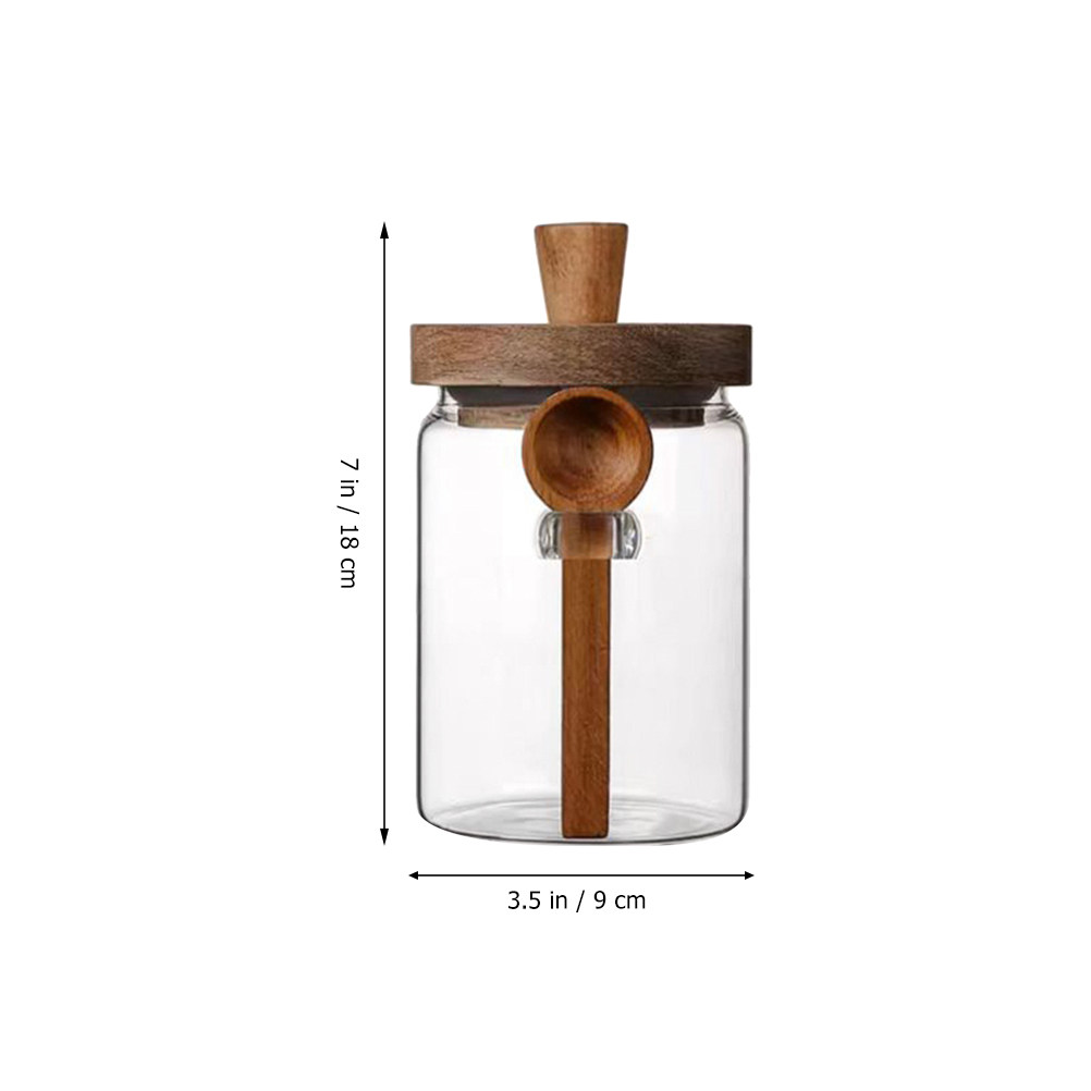 Glazen koffiebonen bewaarpot m - Coffee Tea Bean recensie en prijs