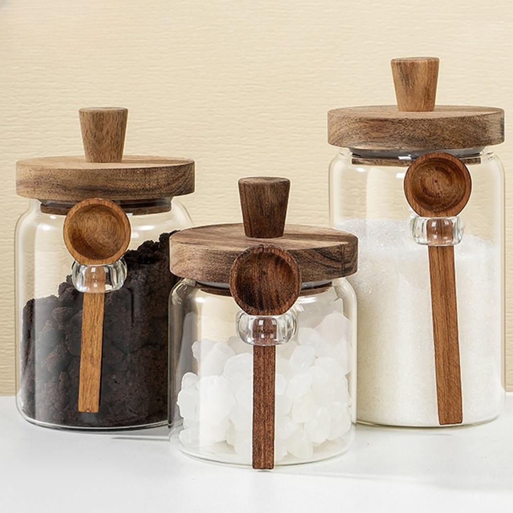 Glazen koffiebonen bewaarpot m - Coffee Tea Bean recensie en prijs