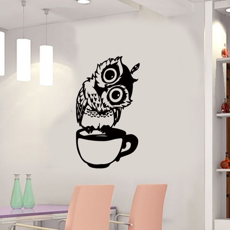 Grappige cartoon uil kopje the - Wallpaper Coffee And Tea recensie en prijs