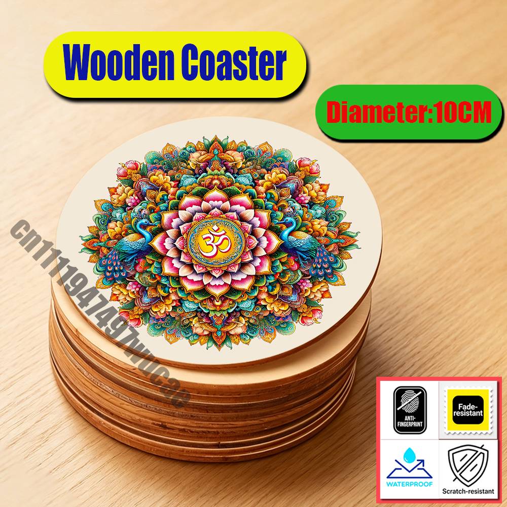 Voor Yoga Aum Om Mandala behan - Wallpaper Coffee And Tea recensie en prijs