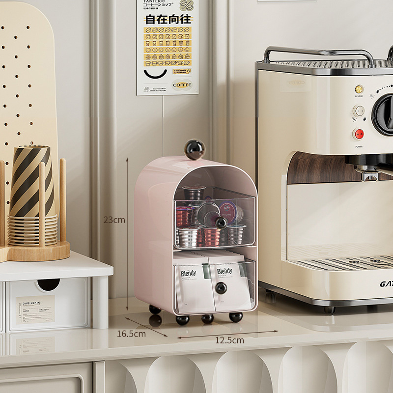 Crèmekleurige koffiecapsule-or - Coffee Tea Containers recensie en prijs