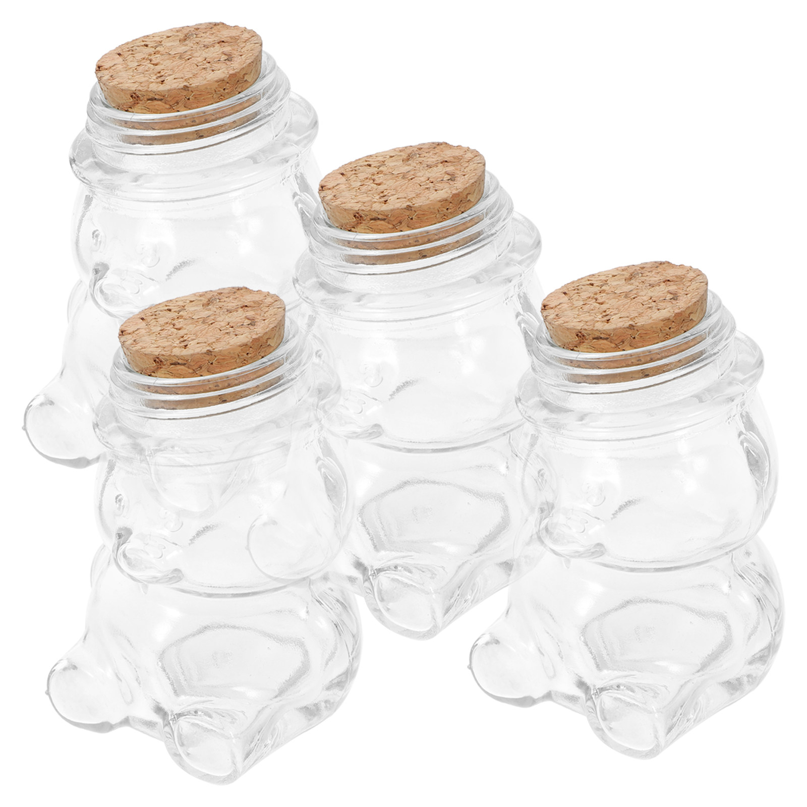 4-delige glazen snoepkruikense - Coffee Tea Containers recensie en prijs