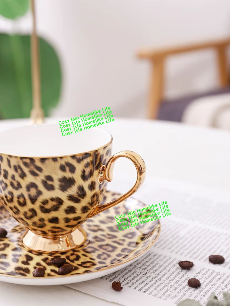 Goudkleurige Porselein Luipaar - Coffee Tea Festival recensie en prijs