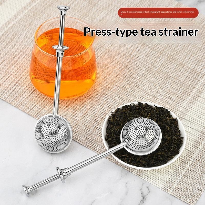 Thee-ei met lange steel van ro - Tea Strainer Mesh recensie en prijs
